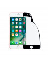Película em vidro temperado completa Preto para iPhone SE