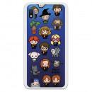 Carcasa Oficial Harry Potter icons characters para Samsung Galaxy A10- La Casa de las Carcasas