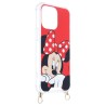 Funda Funda Minnie Fondo Rojo Colgante - Clásicos Disney para iPhone 13 Pro