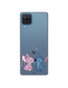 Funda para Samsung Galaxy M12 Oficial de Disney Angel & Stitch Beso - Lilo & Stitch