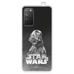 Funda para Huawei Honor X10 5G Oficial de Star Wars Darth Vader Fondo negro - Star Wars