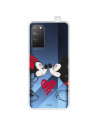 Funda para Huawei Honor X10 5G Oficial de Disney Mickey y Minnie Beso - Clásicos Disney