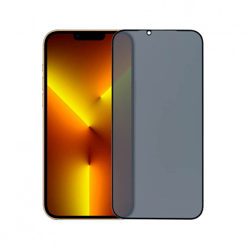 Película de vidro temperada completa antiespia para iPhone 13 Pro Max