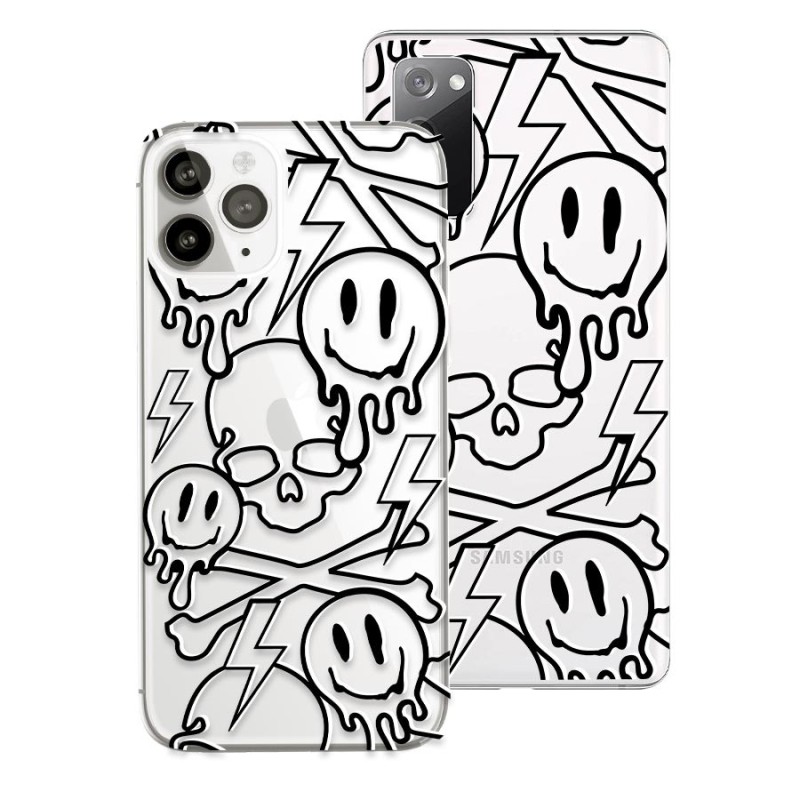 Capa Desenho Estampado - Caveiras