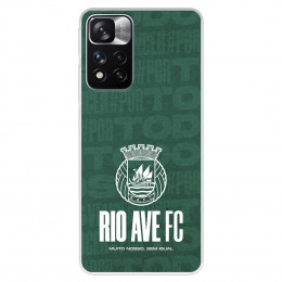 Funda para Xiaomi Redmi Note 11 del Rio Ave FC Escudo Blanco Escudo Blanco - Licencia Oficial Rio Ave FC