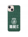 Funda para iPhone 13 Mini del Rio Ave FC Escudo Blanco Escudo Blanco - Licencia Oficial Rio Ave FC