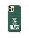 Funda para iPhone 12 del Rio Ave FC Escudo Blanco Escudo Blanco - Licencia Oficial Rio Ave FC