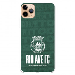 Funda para iPhone 11 Pro Max del Rio Ave FC Escudo Blanco Escudo Blanco - Licencia Oficial Rio Ave FC