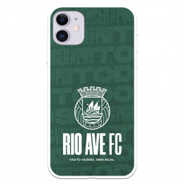 Funda para iPhone 11 del Rio Ave FC Escudo Blanco Escudo Blanco - Licencia Oficial Rio Ave FC
