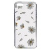 Funda Dibujo Margaritas Blanca para iPhone 5S