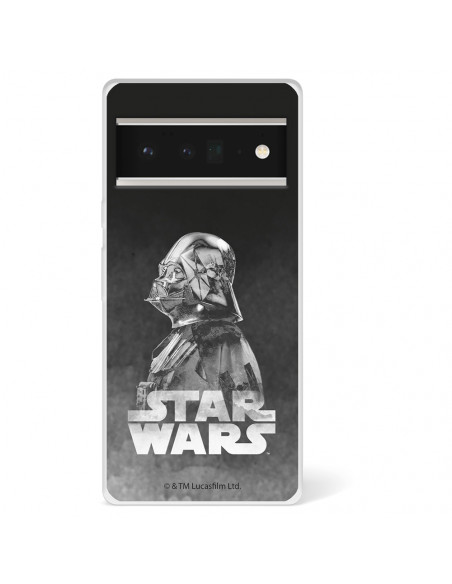 Funda para Google Pixel 6A Oficial de Star Wars Darth Vader Fondo negro -  Star Wars
