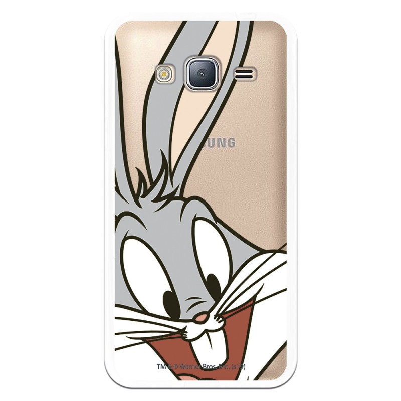 Funda Oficial Warner Bros Bugs Bunny Transparente para Samsung Galaxy J3 - Looney Tunes