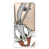 Funda Oficial Warner Bros Bugs Bunny Transparente para Samsung Galaxy J3 - Looney Tunes