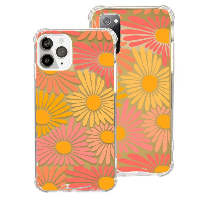 Capa Desenho Estampado - Margaritas