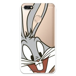 Funda Oficial Warner Bros Bugs Bunny Transparente para Huawei Y6 Pro 2017 - Looney Tunes