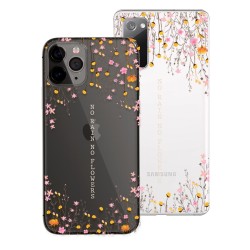 Funda Dibujo Estampado - No Rain No Flowers