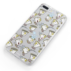 Funda Oficial Disney Chip Potts Siluetas Transparente para iPhone 5S