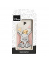 Funda para Motorola Moto E40 Oficial de Disney Dumbo Silueta Transparente - Dumbo
