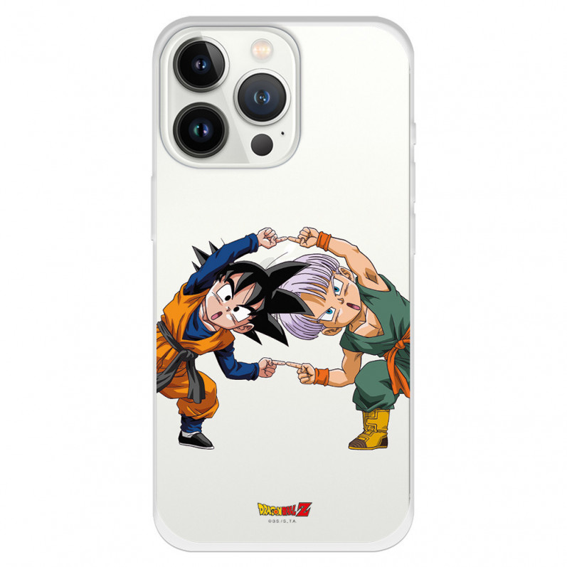 Capa para iPhone 13 Pro Oficial de Dragon Ball Goten e Trunks Fusão - Dragon Ball