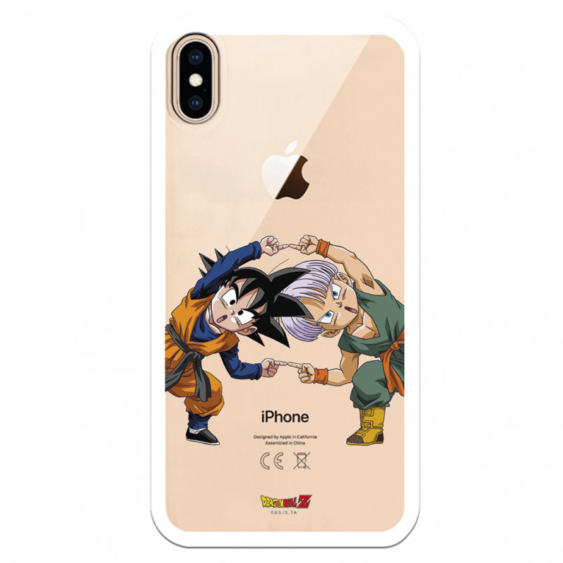 Capa para iPhone XS Max Oficial de Dragon Ball Goten e Trunks Fusão - Dragon Ball