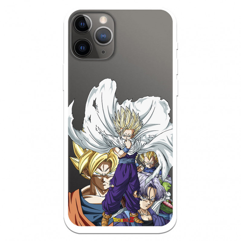 Capa para iPhone 11 Pro Oficial de Dragon Ball Guerreiros Saiyans - Dragon Ball