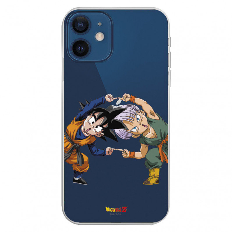 Capa para iPhone 12 Oficial de Dragon Ball Goten e Trunks Fusão - Dragon Ball
