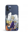 Capa para iPhone 12 Pro Max Oficial de Dragon Ball Guerreiros Saiyans - Dragon Ball