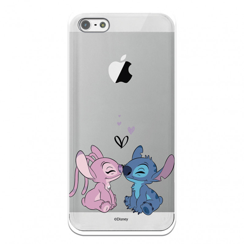 Capa para iPhone 5 Oficial da Disney Angel & Stitch Beijo - Lilo & Stitch