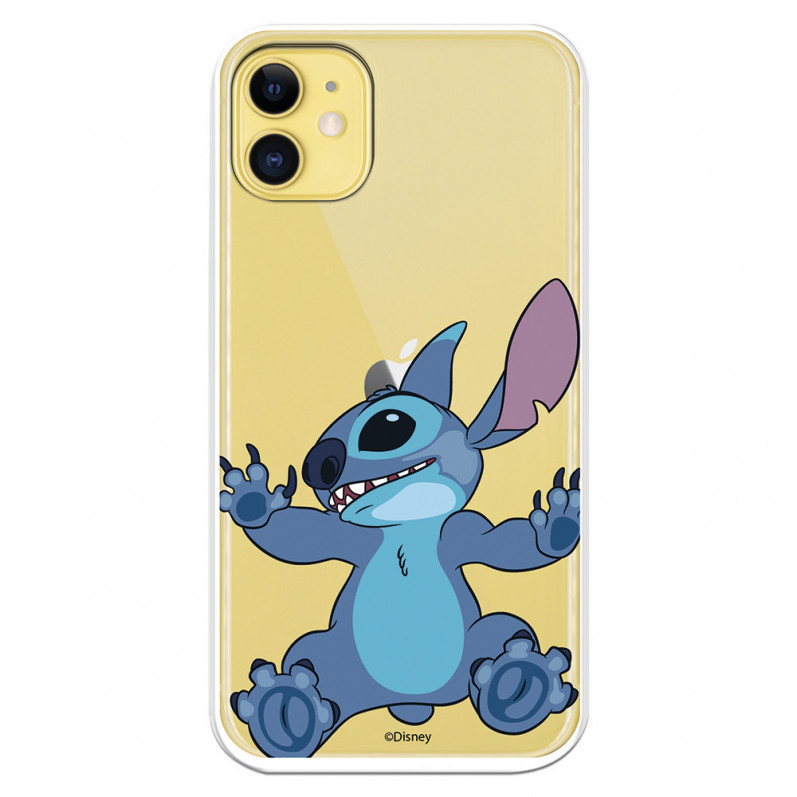 Capa para iPhone 11 Oficial da Disney Stitch a trepar - Lilo & Stitch