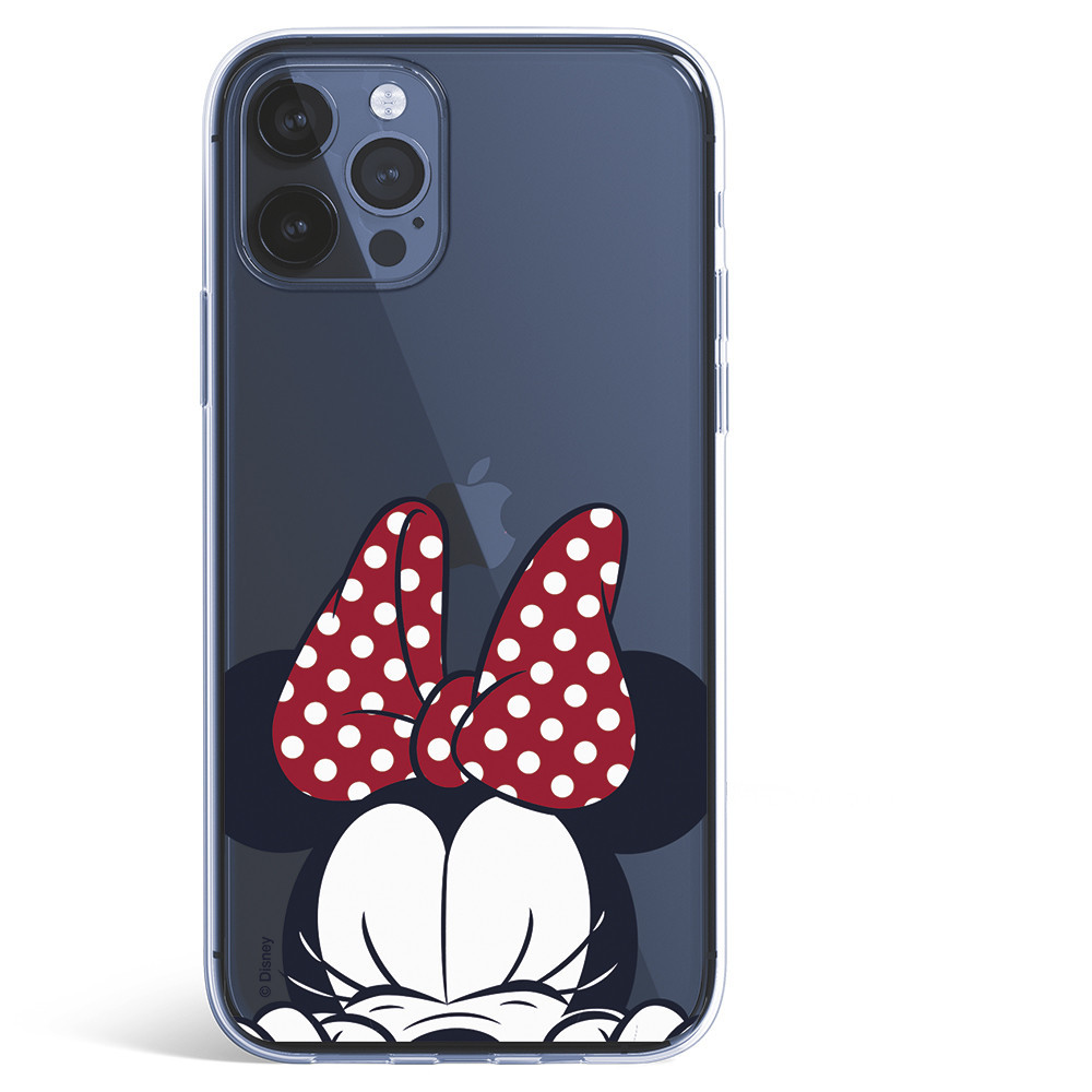Capa para iPhone 12 Pro Oficial da Disney Minnie Cara - Clássicos