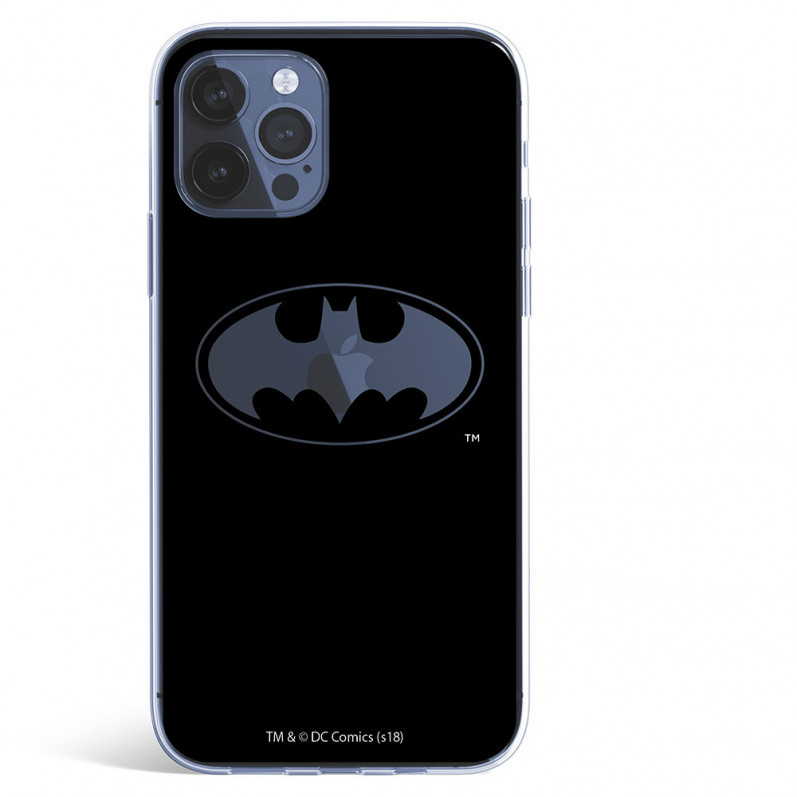 Capa para iPhone 12 Pro Max Oficial de DC Comics Batman Logo Transparente - DC Comics