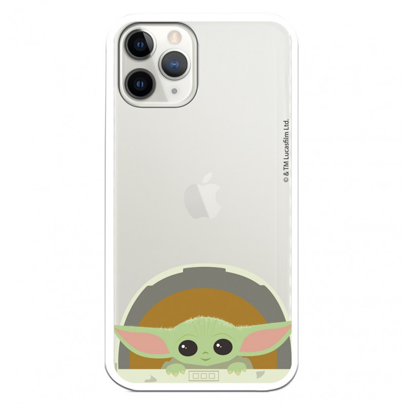 Capa para iPhone 11 Pro Oficial de Star Wars Baby Yoda Sorridente - Star Wars