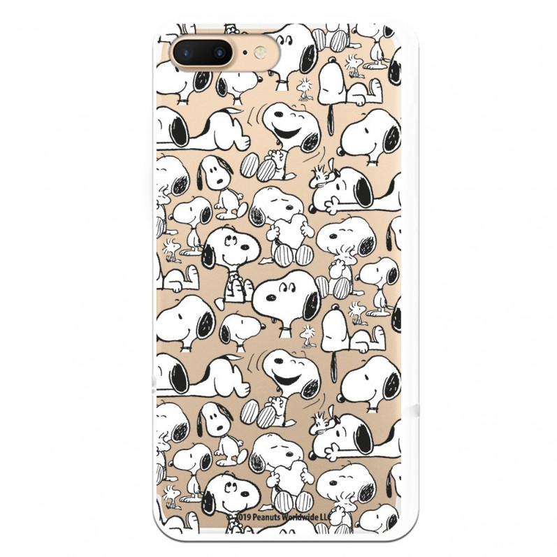 Capa para iPhone 7 Plus Oficial de Peanuts Snoopy silhuetas - Snoopy