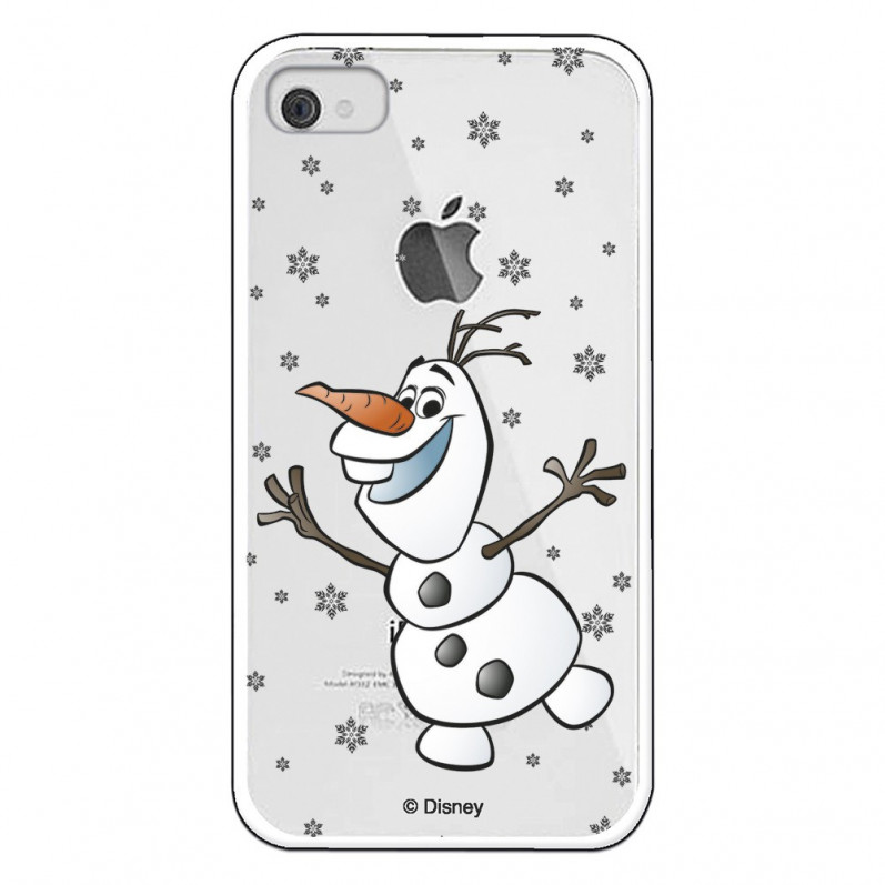 Capa para iPhone 4 Oficial da Disney Olaf Transparente - Frozen