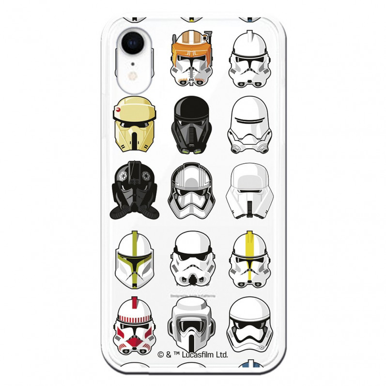Capa para iPhone XR Oficial de Star Wars Padrão capacetes - Star Wars