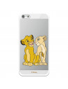 Capa Oficial Disney Simba e Nala transparente para iPhone 5 - O Rei Leão