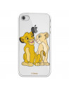 Capa Oficial Disney Simba e Nala transparente para iPhone 4 - O Rei Leão