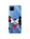 Funda para Realme 8i Oficial de Disney Mickey y Minnie Beso - Clásicos Disney
