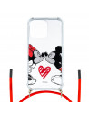 Funda Mickey y Minnie Beso Colgante - Clásicos Disney para iPhone 13 Pro