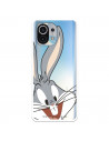 Capa para Xiaomi Mi 11 Oficial da Warner Bros Bugs Bunny Silhueta Transparente - Looney Tunes