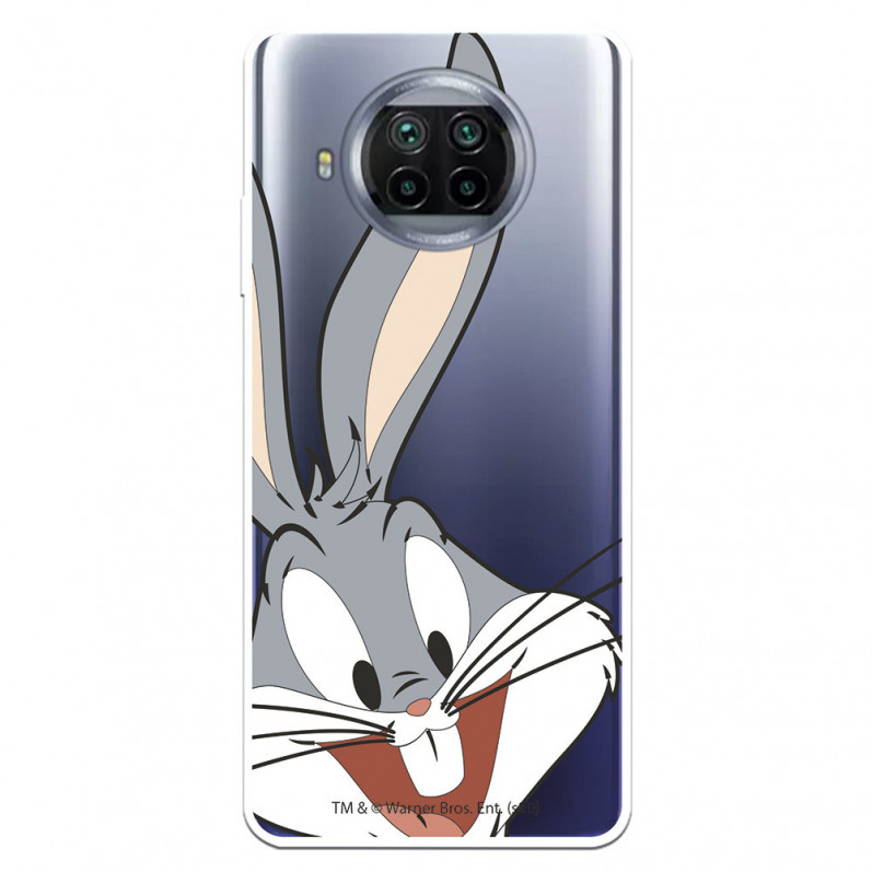 Capa para Xiaomi Mi 10T Lite Oficial de Warner Bros Bugs Bunny Silhueta Transparente - Looney Tunes