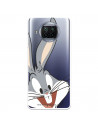 Capa para Xiaomi Mi 10T Lite Oficial de Warner Bros Bugs Bunny Silhueta Transparente - Looney Tunes