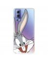 Capa para Vivo Y72 5G Oficial da Warner Bros Bugs Bunny Silhueta Transparente - Looney Tunes