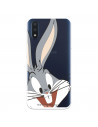 Capa para Samsung Galaxy A01 Oficial de Warner Bros Bugs Bunny Silhueta Transparente - Looney Tunes