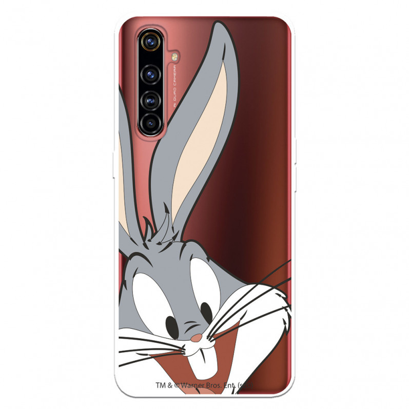 Capa para Realme X50 Pro Oficial de Warner Bros Bugs Bunny Silhueta Transparente - Looney Tunes
