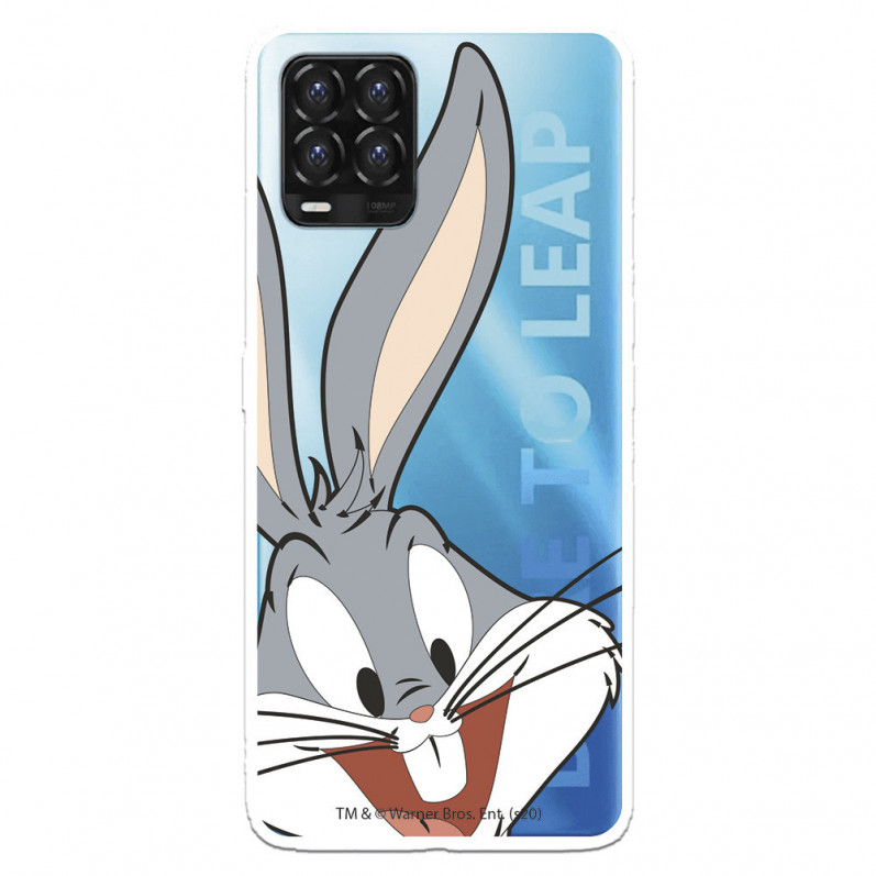 Capa para Realme 8 Oficial da Warner Bros Bugs Bunny Silhueta Transparente - Looney Tunes