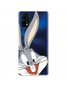 Capa para Realme 7 Pro Oficial de Warner Bros Bugs Bunny Silhueta Transparente - Looney Tunes