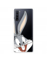 Capa para Oppo Reno 3 Pro Oficial de Warner Bros Bugs Bunny Silhueta Transparente - Looney Tunes