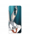 Capa para Oppo Reno 10 X Zoom Oficial da Warner Bros Bugs Bunny Silhueta Transparente - Looney Tunes