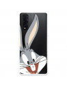 Capa para Oppo Find X2 Oficial de Warner Bros Bugs Bunny Silhueta Transparente - Looney Tunes